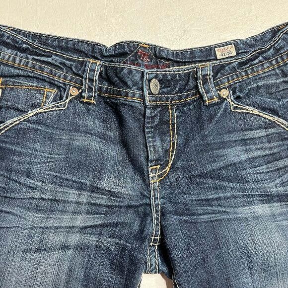 MEK| Slight Factory Distressed New Mazatlan Boot CutāDenimāJeans - Picture 2 of 7